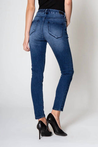 Dear John Denim - OLIVIA SUPER HIGH RISE ANKLE SKINNY JEANS COLVILLE