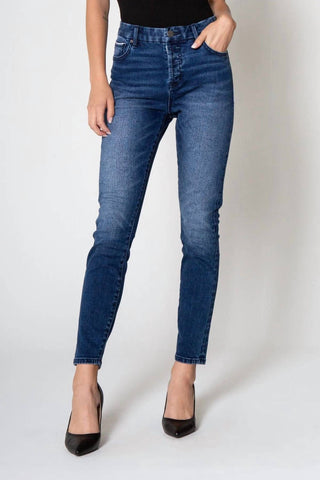 Dear John Denim - OLIVIA SUPER HIGH RISE ANKLE SKINNY JEANS COLVILLE