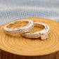 5.50 CTTW Engagement Ring two piece Set