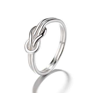 Classic Sterling Silver Love Knot Ring