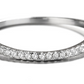 Sterling Silver Set of 3 Stacking Ring With crystals from Swarovski