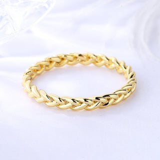 Sterling Silver Braided Band Ring