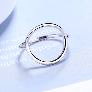 Sterling Silver Open Circle Ring