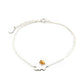 Sterling Silver Elephant with Flower Bracelet