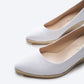 Roses Canvas U Cut Espadrille Wedges