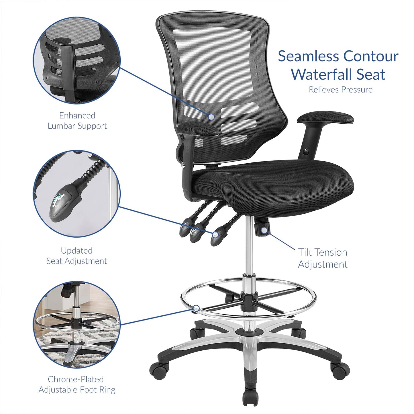 Calibrate Mesh activeing Chair by Modway