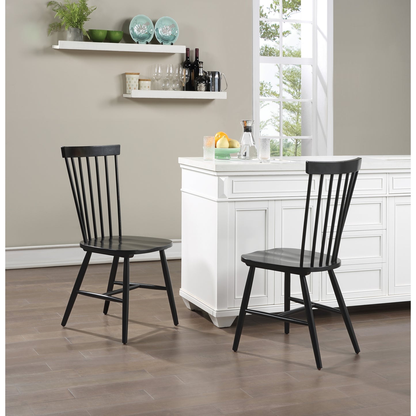 Eagle Ridge Farmhouse Windsorstyle Dining Chairs Set of 2