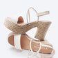 Elia Leather Espadrille Sandal Heels