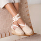 Escala Canvas Espadrille Wedges