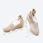 Escala Canvas Espadrille Wedges