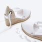 Escala Canvas Espadrille Wedges
