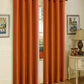 J&V TEXTILES 2 Panels Solid Grommet Faux Silk Window Curtain Drapes Treatment in 84" Length