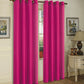 J&V TEXTILES 2 Panels Solid Grommet Faux Silk Window Curtain Drapes Treatment in 84" Length