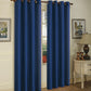 J&V TEXTILES 2 Panels Solid Grommet Faux Silk Window Curtain Drapes Treatment in 84" Length