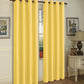 J&V TEXTILES 2 Panels Solid Grommet Faux Silk Window Curtain Drapes Treatment in 84" Length