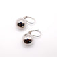 Italian Silver Sphere Earwire Earrings