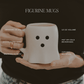 Black Ghost 12oz. Figural Coffee Mug