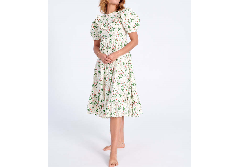 BATSHEVA Women's Ashley May Dress Foral Size 16