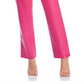 Good American Faux Leather Good Icon High Rise Straight Leg JeansPink Size 6