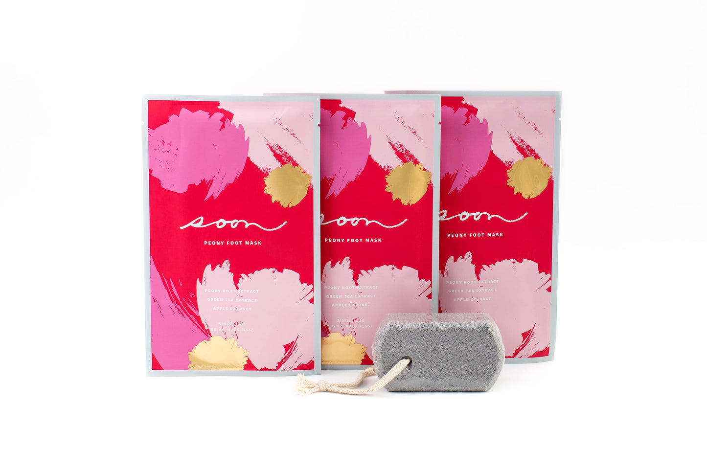 Soon Skincare Women's Pumice Stone gift set (Best Foot Forward Bundle)