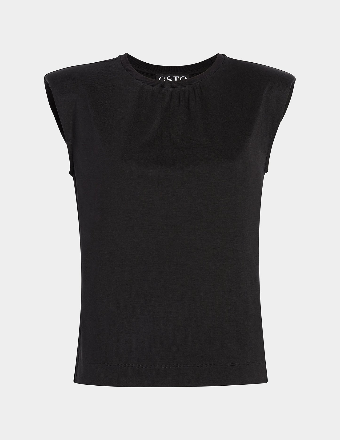Padded-Shoulder T-Shirt