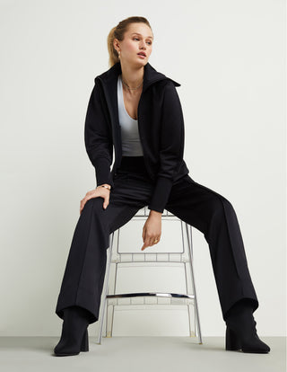 Funnel-Neck Track Jacket