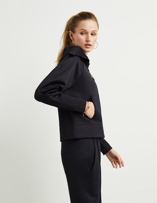 Funnel-Neck Track Jacket