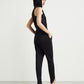 Hoodie-Racerback Jumpsuit