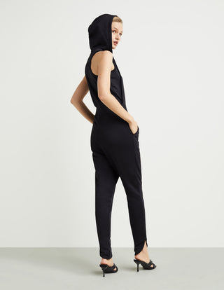 Hoodie-Racerback Jumpsuit