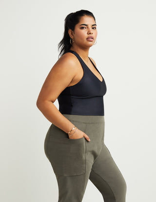 GSTQ Racerback Top in Black