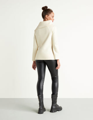 Funnel-Neck Zip Top