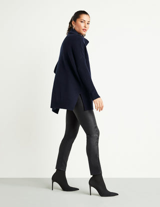 Cozy Cowlneck Sweater Midnight/Black