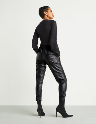 Leather Jogger Pant