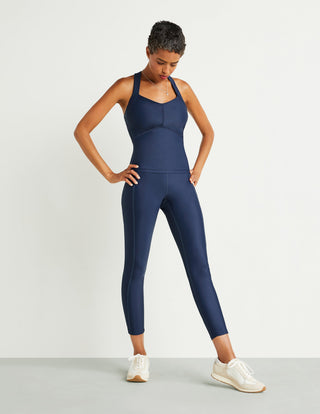 Athletic High-Waisted  Football Legging Midnight