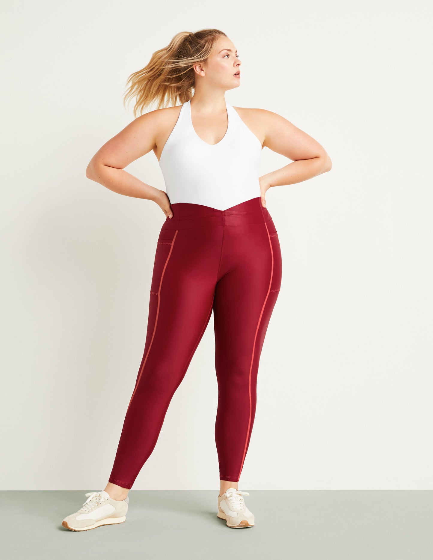 Athletic High-Waisted  Football Legging