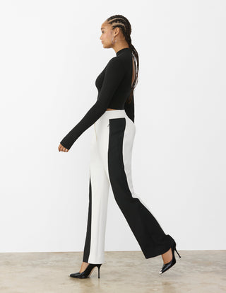 Black & Ivory Colorblock