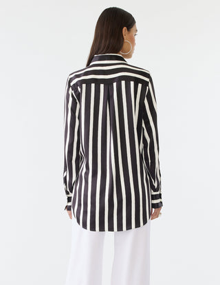 Striped Button Down Tunic