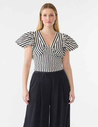 Flutter Sleeve Corset