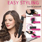 NICEBAY Airflow Styler, Titanium Hair Straightener & Curling Iron with Cooling Air Vents, 5 Temps, Dual Voltage & Auto Shutoff - Imperfect Box