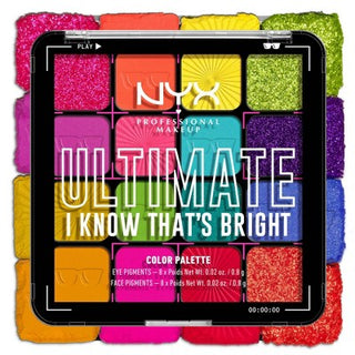 NYX Professional Makeup Ultimate Eyeshadow Palette  0.32 oz - Imperfect Container