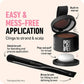 BOLDIFY Root Touch Up Powder with Brush Covers Grays Medium Brown - Imperfect Box