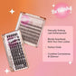 BeBlinky False Eyelash Clusters Narrow Band, Wispy 120ct - New