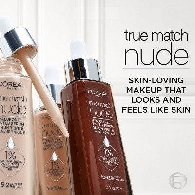 L'Oreal Paris True Match Hyaluronic Tinted Serum Skincare Hybrid 3-4 Light Medium - Imperfect Container