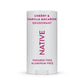 Native Solid Deodorant for Women; Men Cherry; Vanilla Macaron Aluminum-Free 2.65oz - Imperfect Container