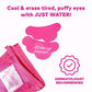 MakeUp Eraser Cooling Clouds Under-Eye Patches With Laundry Bag 1ct - New