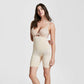ASSETS by SPANX Women's Remarkable Results High-Waist Mid-Thigh Shaper - Light Beige L: Ultra Firm Compression, Tummy & Thigh Slimming