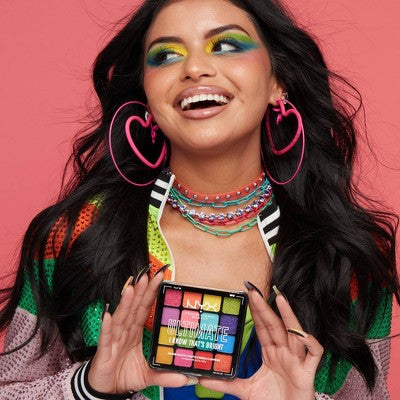 NYX Professional Makeup Ultimate Eyeshadow Palette  0.32 oz - Imperfect Container