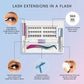 KISS Products Falscara Lash Extension Kit Lengthening Wisps 36ct - Imperfect Box