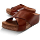 Volatile Ablette Ultra Comfort Slip-on Crisscross Slides