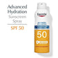 Eucerin Advanced Hydration Sunscreen Spray SPF50 6oz - Imperfect Container